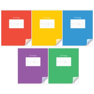 Тетрадь 12л., узкая линия ArtSpace "Однотонная. С уголком" Тетрадь 12л., узкая линия ArtSpace "Однотонная. С уголком"