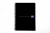 Блокнот OXFORD Smart Black Notebook A5 90л клетка ламинированная мягкая обложка черный,