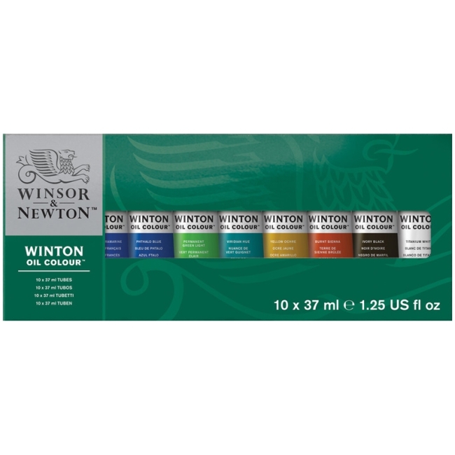 Набор масляных красок Winton Winsor&Newton 10 цветов в тубах купить в магазине ArtCraft.Space с доставкой по всему миру