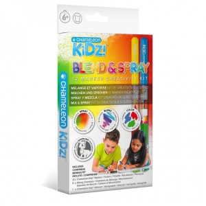 Набор для творчества  "Смешивание и спрей" 12 маркеров Chameleon,  1 "Воздушная кисть" - AIRBRUSH