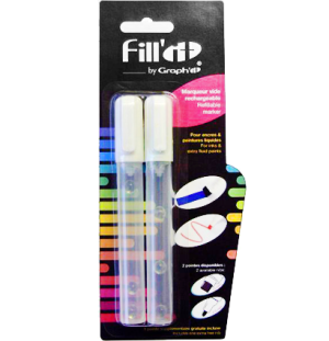 Набор маркеров пустых 2шт 4,5мм дополнительный наконечник в блистере