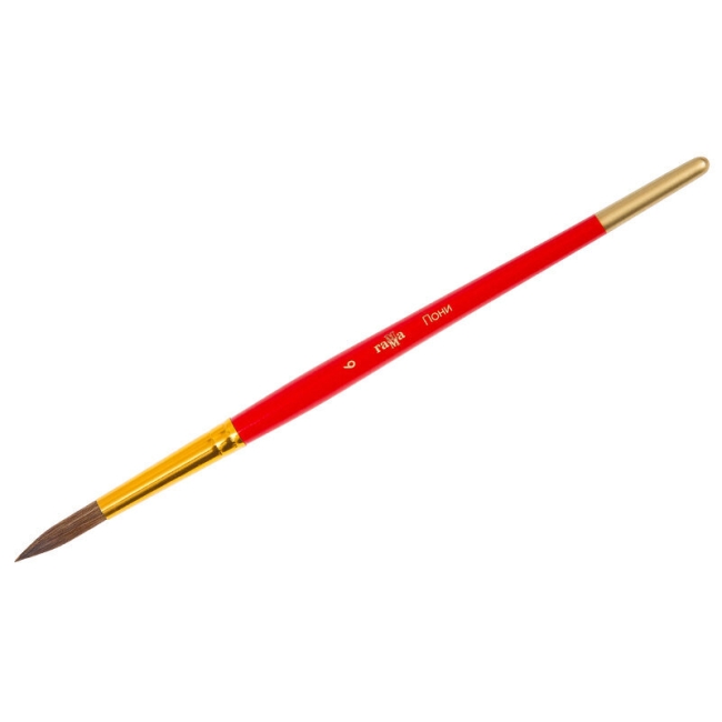 Кисть пони Гамма, круглая №06 Кисть пони Гамма, круглая №06