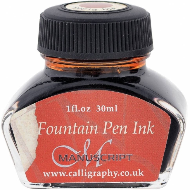 Чернила для перьевых ручек Manuscript Fountain Pen Ink 30 мл сепия купить в магазине ArtCraft.Space с доставкой