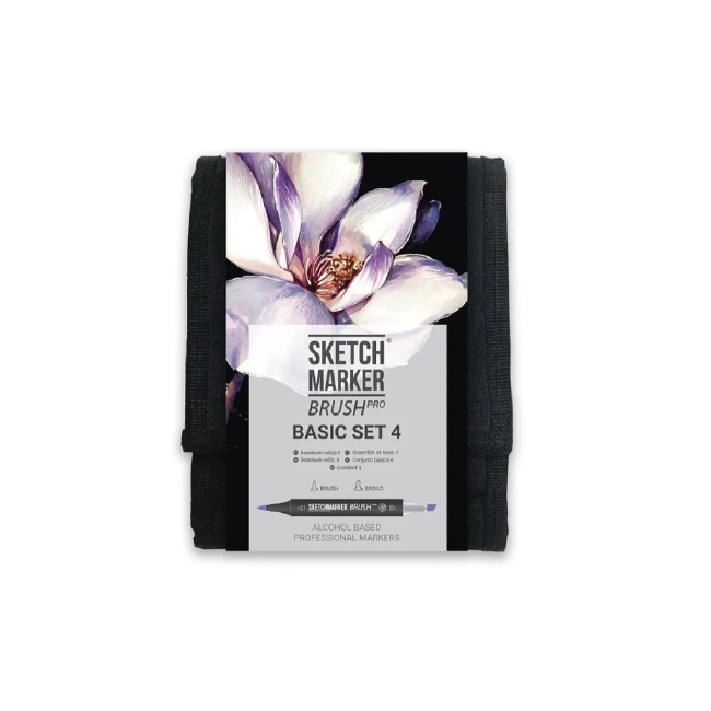 Набор маркеров SKETCHMARKER Brush Basic 4 12шт