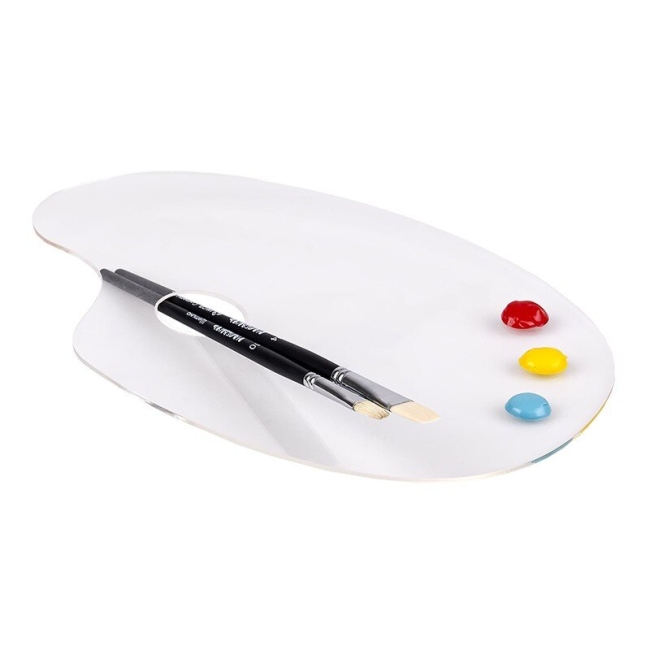 Палитра из оргстекла овальная Малевичъ 31х21 см для смешивания красок купить в художественном магазине ArtCraft.Space с доставкой по всему миру Палитра из оргстекла овальная Малевичъ 31х21 см для смешивания красок купить в художественном магазине ArtCraft.Space с доставкой по всему миру