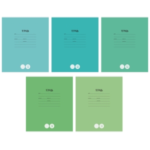 Тетрадь 12л., узкая линия ArtSpace "Однотонная. Школьная" Тетрадь 12л., узкая линия ArtSpace "Однотонная. Школьная"