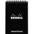 Блокнот Rhodia Classic 80г/кв.м 22,5х29,7см микроперфорация точка 80л мягкая обложка черный