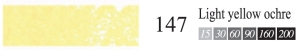Пастель сухая мягкая профессиональная круглая Галерея цвет № 147 желтая охра II