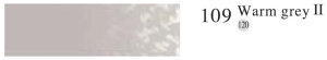 Пастель профессиональная сухая полутвёрдая квадратная цвет № 109 теплый серый II