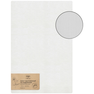 Холст на подрамнике Гамма "Старый мастер", 40*60см, 100% лен, крупное зерно, масляный грунт, ручная грунтовка