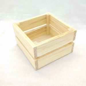 Заготовка для декорирования реечный ящик 15х15х9см,