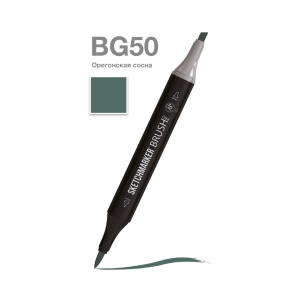 Маркер SKETCHMARKER Brush двухсторонний на спирт.основе цв.BG50 Орегонская сосна Маркер SKETCHMARKER Brush двухсторонний на спирт.основе цв.BG50 Орегонская сосна