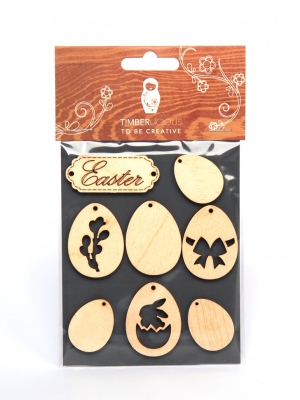 Набор заготовок для декорирования Easter6 фанера 10х14см,