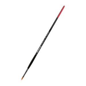 Кисть для акрила Amsterdam 343 синтетика мягкая овальная ручка длинная №4