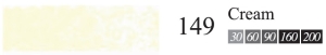 Пастель сухая мягкая профессиональная круглая Галерея цвет № 149 желтая охра III