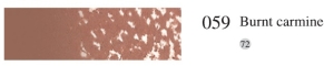 Пастель мягкая профессиональная квадратная цвет № 059 жженый кармин