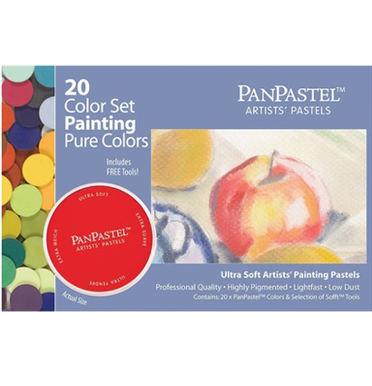 Большой набор ультрамягкой пастели PanPastel Colors Painting 20 цветов в контейнерах по 9 мл купить в художественном магазине ArtCraft.Space с доставкой по РФ и СНГ