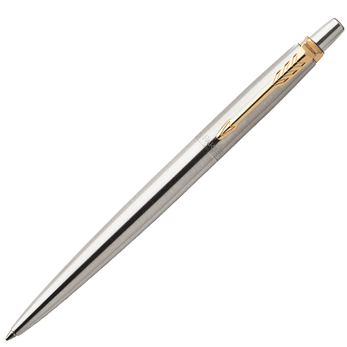 Ручка шариковая Parker Jotter Stainless Steel CT 1 мм синие чернила, подарочная упаковка купить в магазине ArtCraft.Space