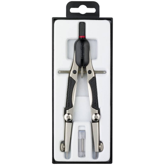 Циркуль Rotring Compact Classic металлический в футляре 170 мм купить в магазине ArtCraft.Space