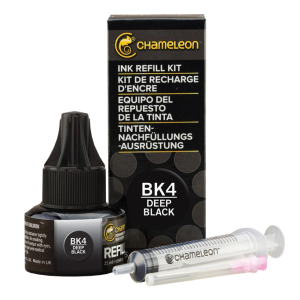 Чернила Chameleon глубокие черные BK4 25 мл