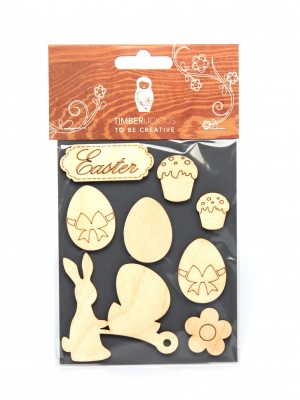 Набор заготовок для декорирования Easter7 фанера 10х14см,