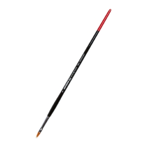 Кисть для акрила Amsterdam 343 синтетика мягкая овальная ручка длинная №6