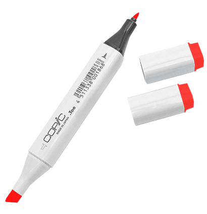 Маркер Copic R17 Lipstick Orange / Оранжевая Помада поштучно купить в официальном магазине ArtCraft.Space (Копик Клаб) с доставкой по РФ и всему миру