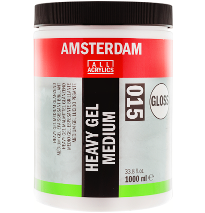 Гелевый медиум для акрила Amsterdam Heavy Gel Medium Gloss прочный глянцевый в банке 1000 мл купить в художественном магазине ArtCraft.Space с доставкой по РФ и СНГ