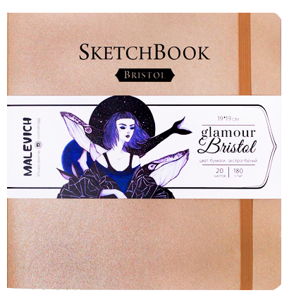 Альбом Малевичъ Glamour Bristol для графики и маркеров бронзовый 19х19 см / 20 листов / 180 гм купить в художественном магазине ArtCraft.Space с доставкой по всему миру Альбом Малевичъ Glamour Bristol для графики и маркеров бронзовый 19х19 см / 20 листов / 180 гм купить в художественном магазине ArtCraft.Space с доставкой по всему миру