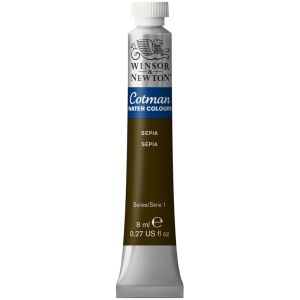 Акварель художественная Winsor&Newton "Cotman", 8мл, туба, сепия