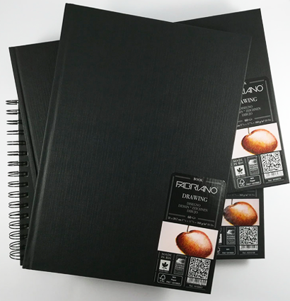Скетчбук Fabriano Drawingbook в твердом переплете универсальный А5 / 60 листов / 160 гм купить в художественном магазине ArtCraft.Space с доставкой по РФ и СНГ