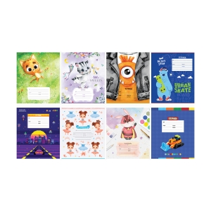 Тетрадь 12л., клетка ArtSpace "Микс. Ассорти" Тетрадь 12л., клетка ArtSpace "Микс. Ассорти"