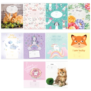 Тетрадь 12л., частая косая линия ArtSpace "Микс. Для девочек" Тетрадь 12л., частая косая линия ArtSpace "Микс. Для девочек"