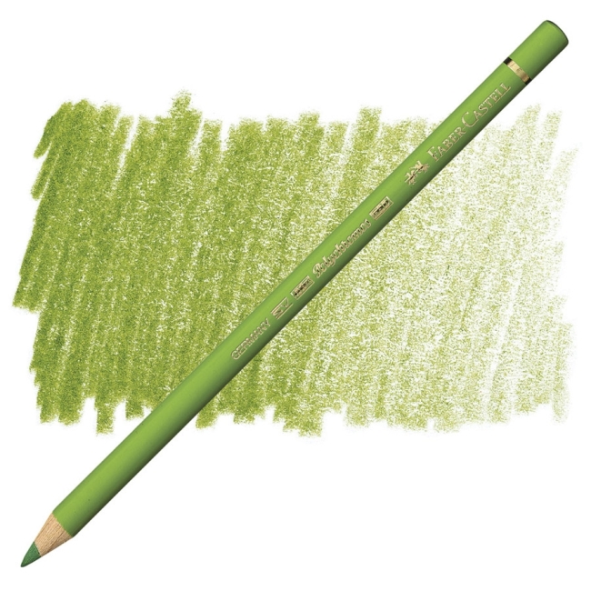 Карандаш художественный Faber-Castell "Polychromos", цвет 168 зелено-желтая земля