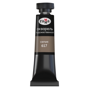 Акварель художественная Гамма "Старый мастер" сепия, 9мл, туба Акварель художественная Гамма "Старый мастер" сепия, 9мл, туба