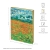 Ежедневник недатир. B6, 136л, кожзам, Greenwich Line "Vision. Van Gogh. Poppy field", тон.бл, зол.срез