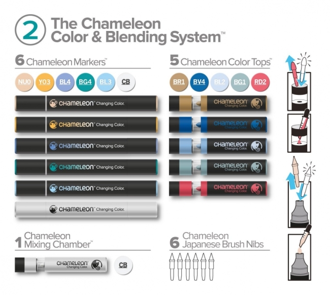 Набор "цвет и смешивание" Chameleon #2