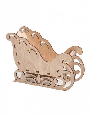 Заготовка для декорирования Сани 25х9х18см