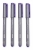Набор капиллярных линеров Copic Multiliner 4 штуки лаванда (0.05 - 0.5 мм) купить в магазине для художников ArtCraft.Space с доставкой по всему миру
