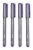 Набор капиллярных линеров Copic Multiliner 4 штуки лаванда (0.05 - 0.5 мм) купить в магазине для художников ArtCraft.Space с доставкой по всему миру