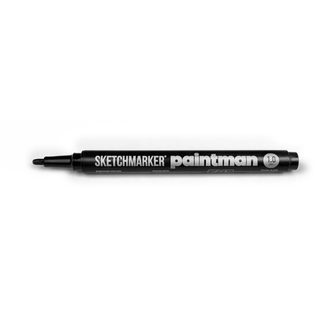 Маркер пигментный SKETCHMARKER Paintman 1.0мм цв.черный