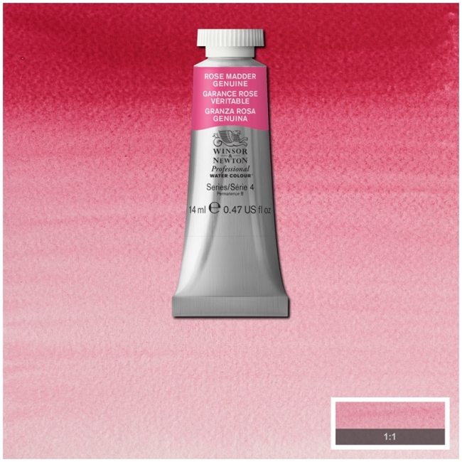 Акварель художественная Winsor&Newton "Professional", 14мл, туба, розовая марена Акварель художественная Winsor&Newton "Professional", 14мл, туба, розовая марена