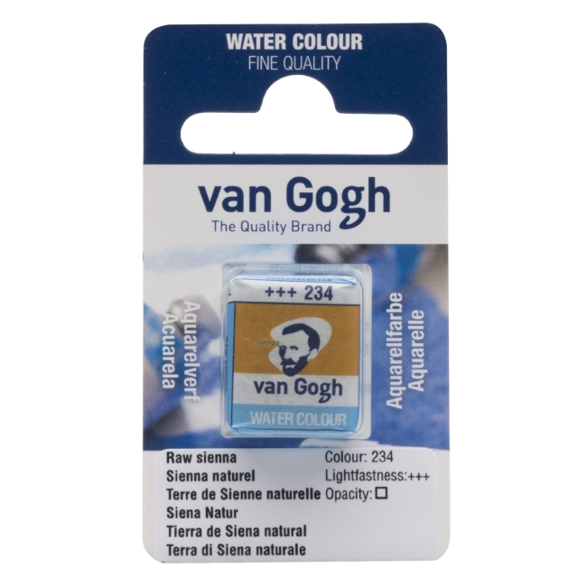 Краска акварельная Van Gogh кювета №234 Сиена натуральная