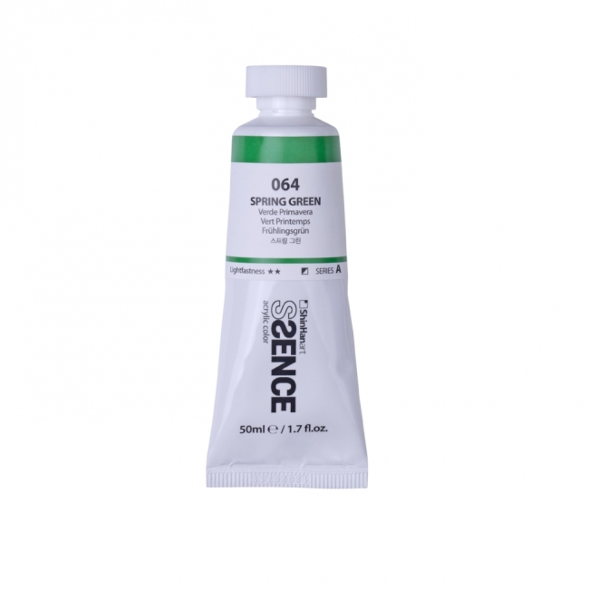 Краска акриловая ShinHan Ssence туба 50мл №64 Зеленый весенний Краска акриловая ShinHan Ssence туба 50мл №64 Зеленый весенний