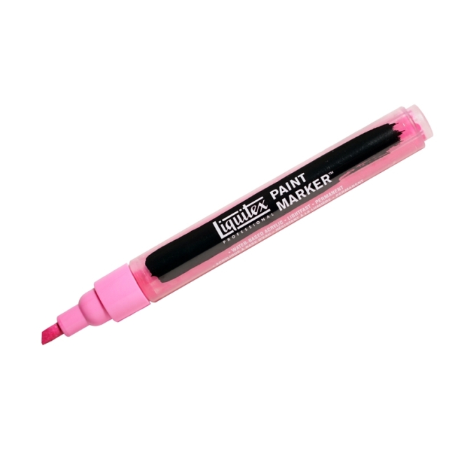 Маркер акриловый Liquitex "Paint marker Fine" 2 мм, скошенный, Маджента средняя