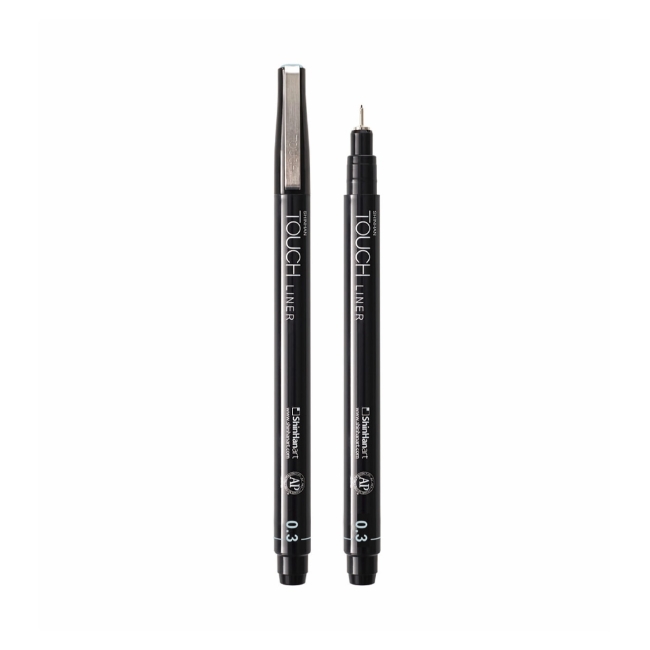 Ручка капиллярная  TOUCH Liner 0,3мм серый холодный