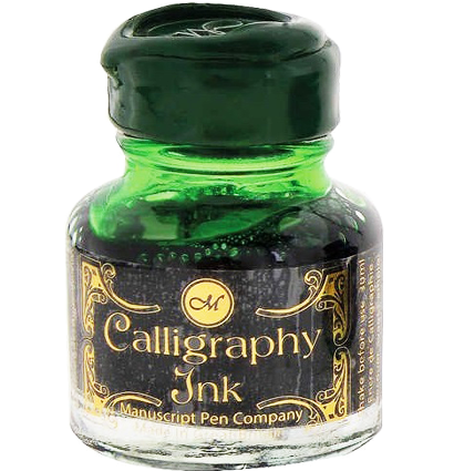 Чернила для каллиграфии Manuscript Calligraphy Gift Ink 30 мл изумрудные купить в магазине ArtCraft.Space с доставкой