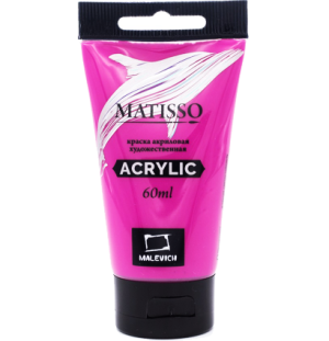 Акриловая краска Малевичъ Matisso, пурпурный, 60 мл