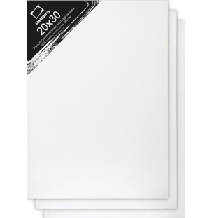 Набор холстов на подрамнике Малевичъ, хлопок 380 гр, 20x30 см, 3 шт