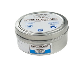 Краска офортная жестяная банка 200мл, голубой церулеум,